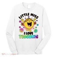 Cute Little Miss I Love Teaching Long Sleeve Shirt thumb 0