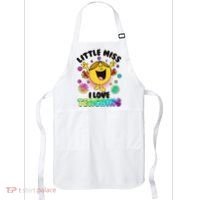 Cute Little Miss I Love Teaching Apron thumb 0