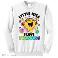 Cute Little Miss I Love Teaching Sweatshirt thumb 0