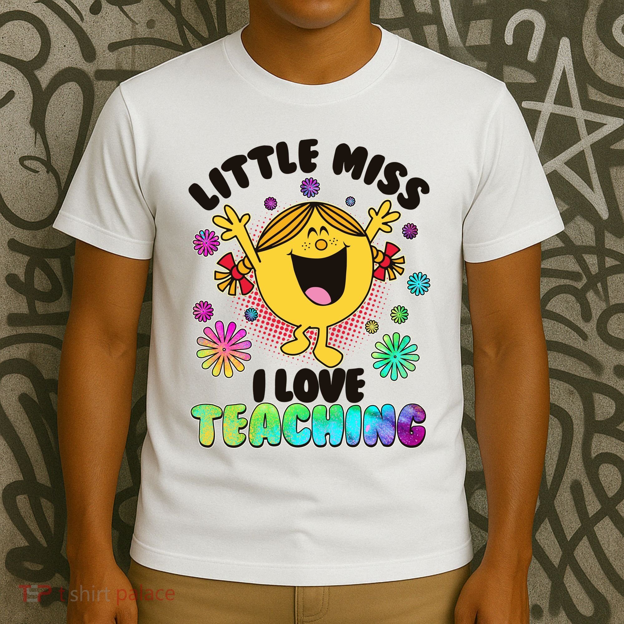 Cute Little Miss I Love Teaching T-Shirt
