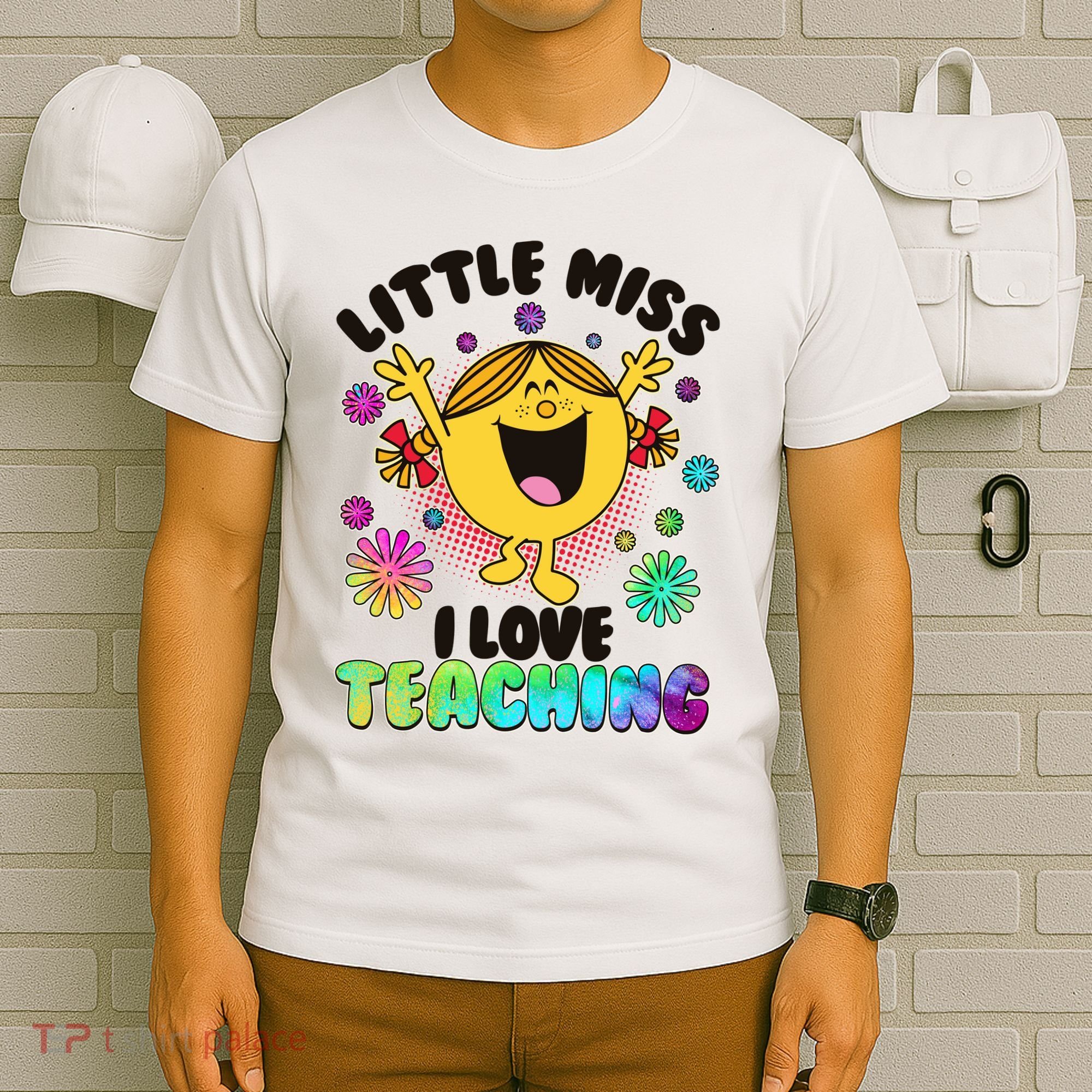 Cute Little Miss I Love Teaching T-Shirt