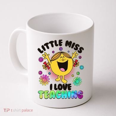 Cute Little Miss I Love Teaching Coffee Mug