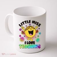 Cute Little Miss I Love Teaching Coffee Mug thumb 0