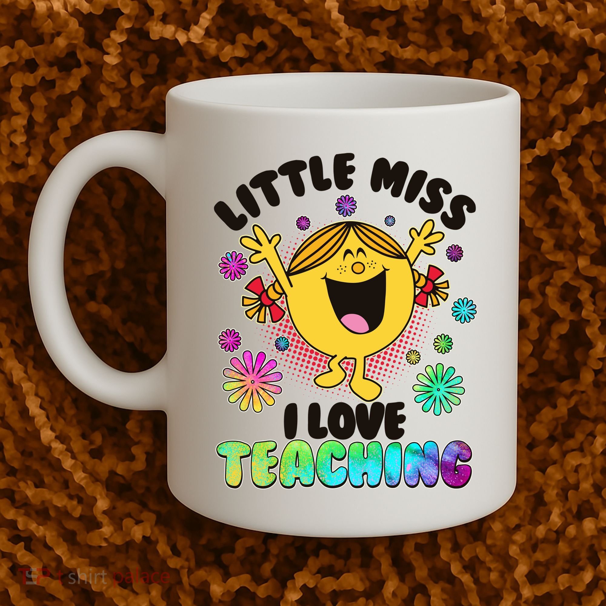Cute Little Miss I Love Teaching Coffee Mug