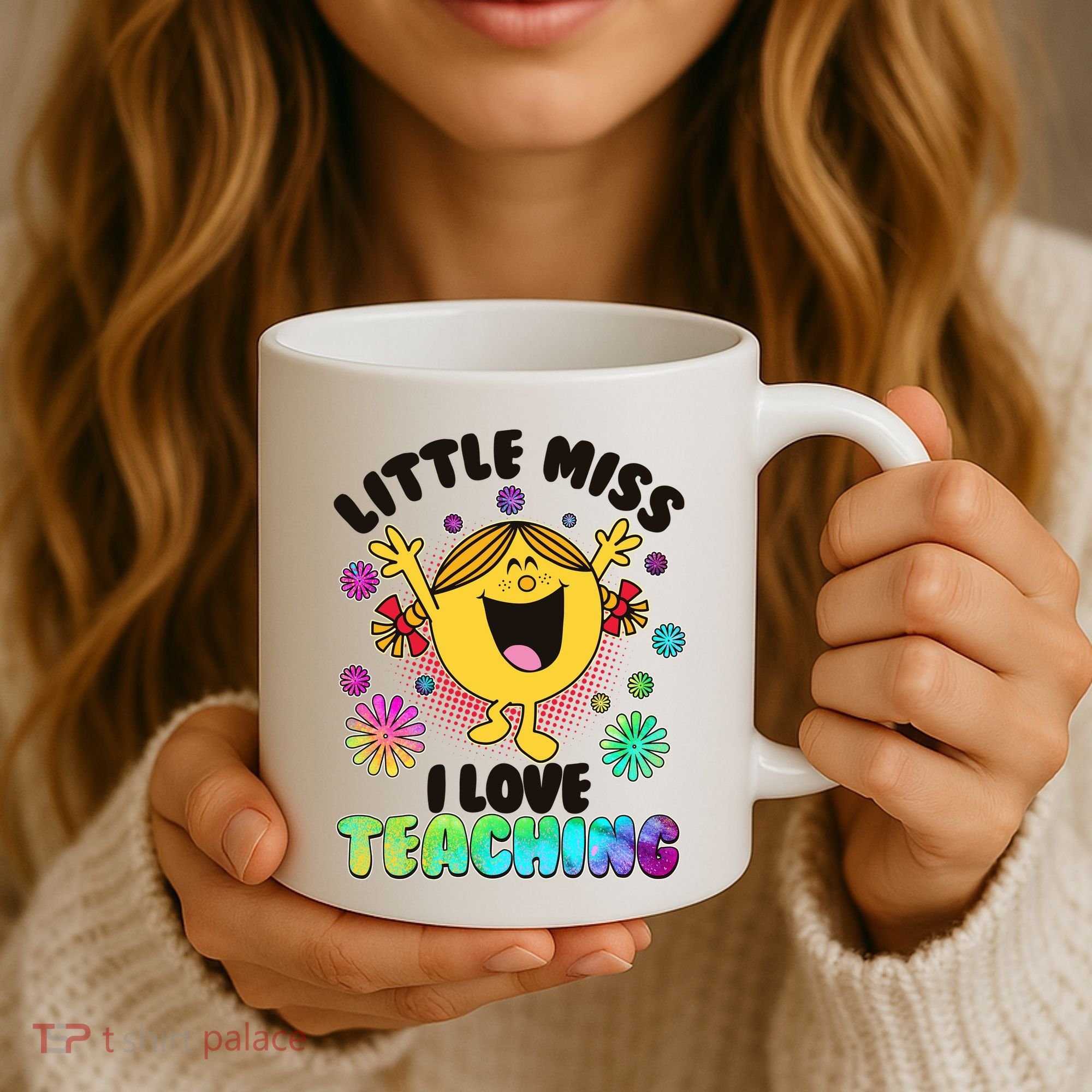 Cute Little Miss I Love Teaching Coffee Mug