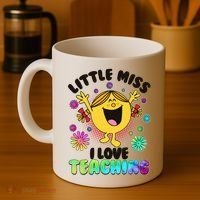 Cute Little Miss I Love Teaching Coffee Mug thumb 4