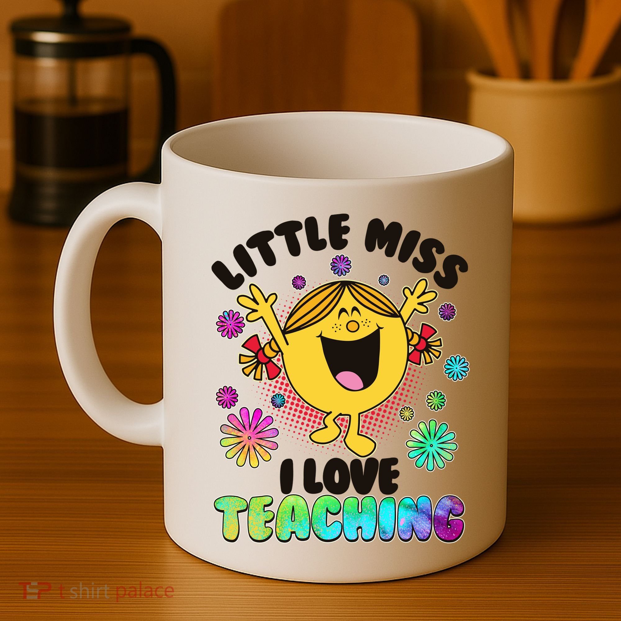 Cute Little Miss I Love Teaching Coffee Mug