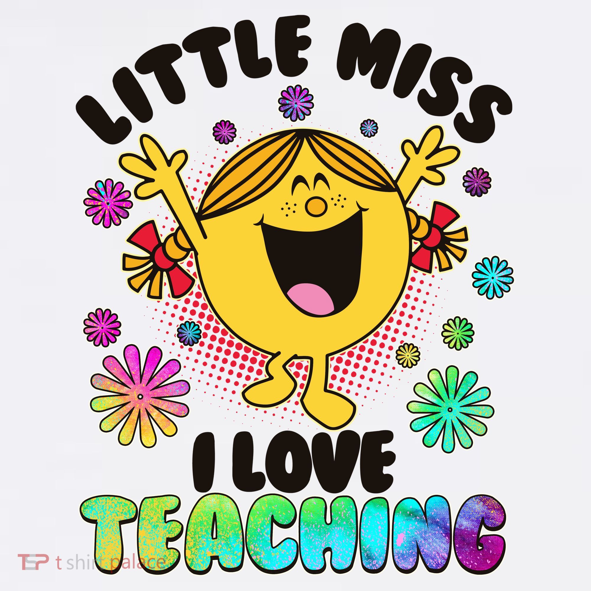 Cute Little Miss I Love Teaching Ornament