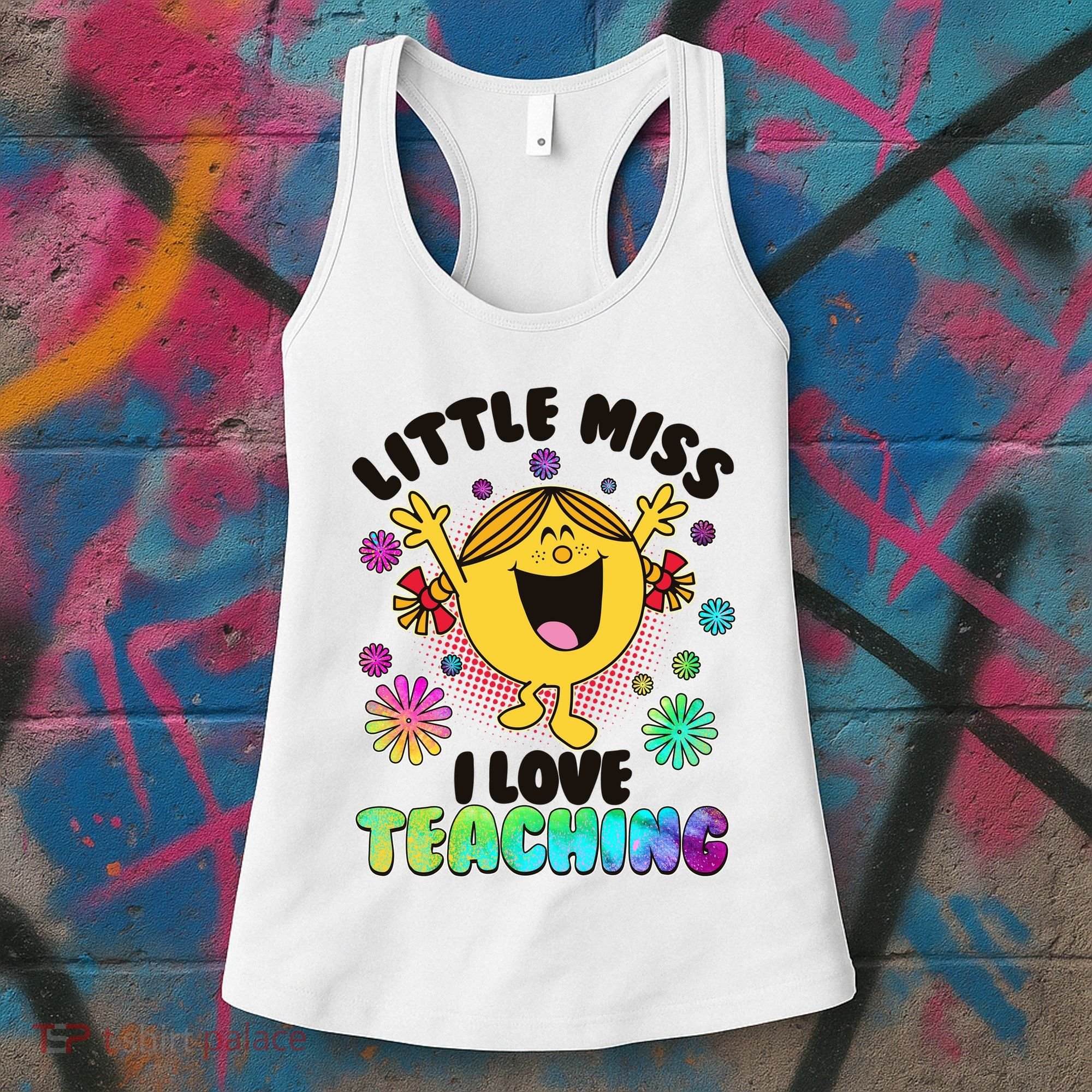 Cute Little Miss I Love Teaching Women's Tank Top