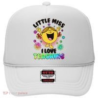 Cute Little Miss I Love Teaching Hat thumb 0