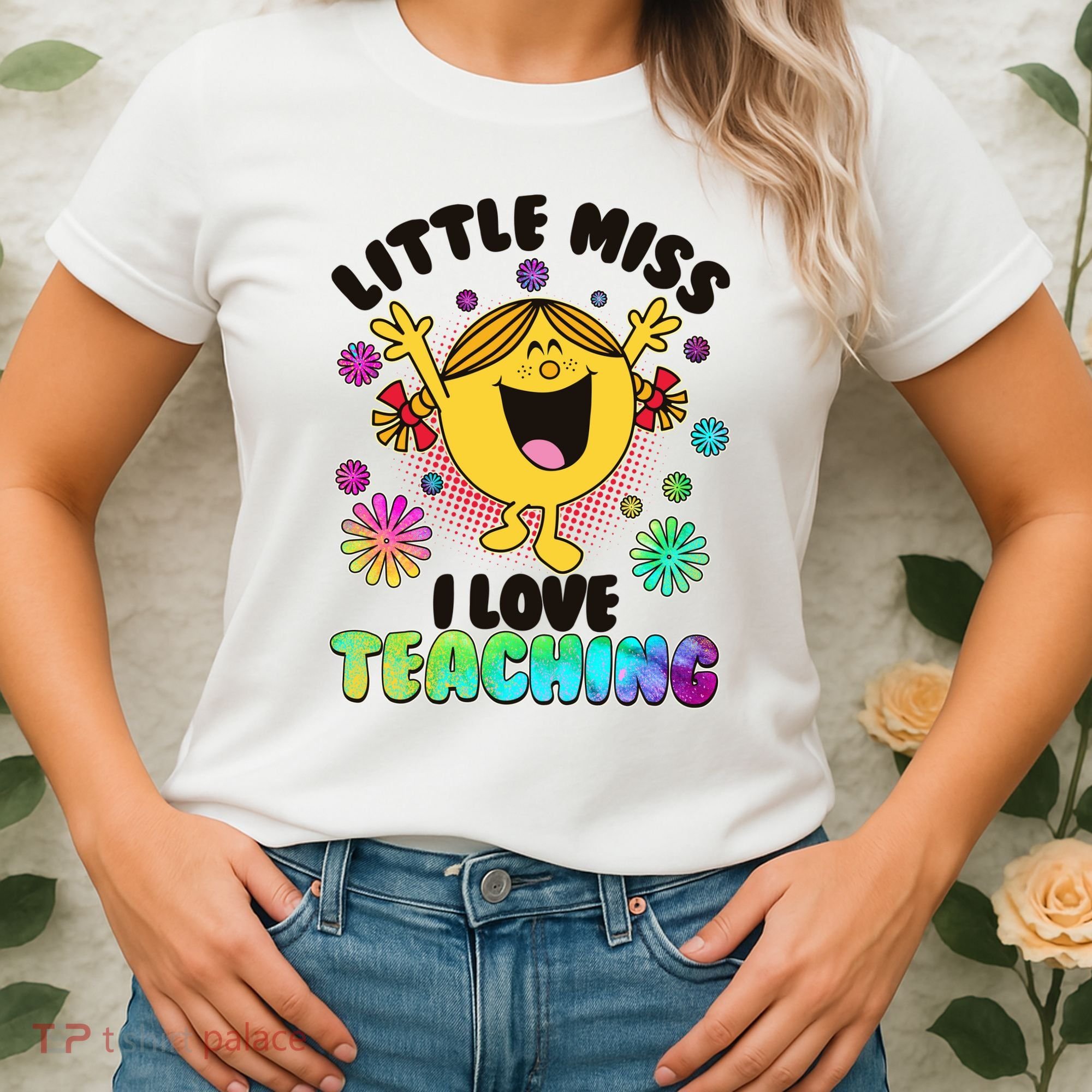 Cute Little Miss I Love Teaching Women's T-Shirt