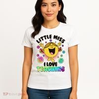 Cute Little Miss I Love Teaching Women's T-Shirt thumb 4