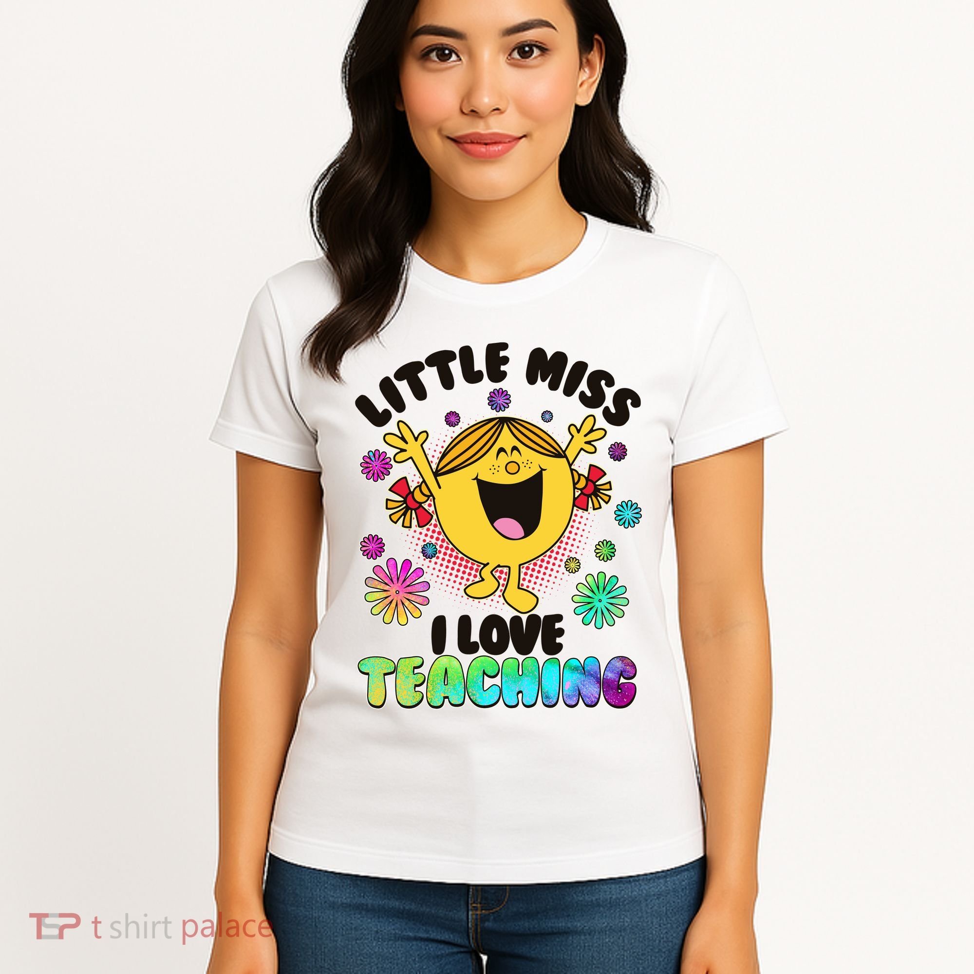 Cute Little Miss I Love Teaching Women's T-Shirt