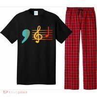 Comma La Music Notes Kamala Harris Music Teacher Elections Pajama Set thumb 0