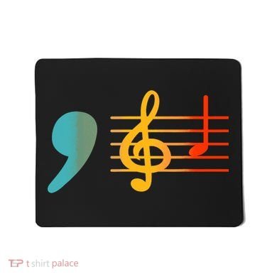 Comma La Music Notes Kamala Harris Music Teacher Elections Mousepad