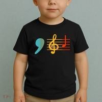 Comma La Music Notes Kamala Harris Music Teacher Elections Toddler T-Shirt thumb 2