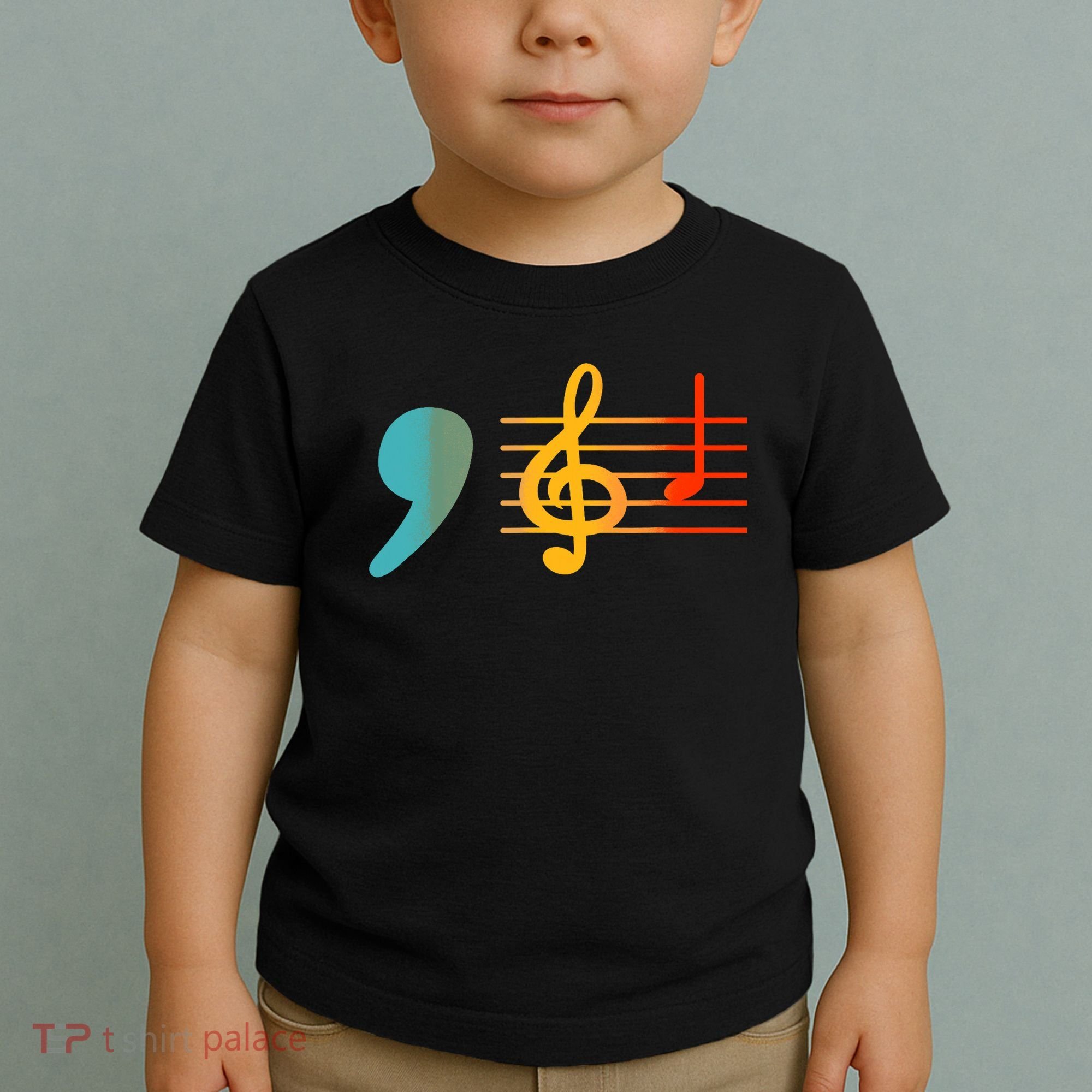 Comma La Music Notes Kamala Harris Music Teacher Elections Toddler T-Shirt