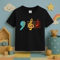 Comma La Music Notes Kamala Harris Music Teacher Elections Toddler T-Shirt thumb 3