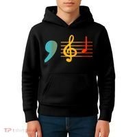 Comma La Music Notes Kamala Harris Music Teacher Elections Kids Hoodie thumb 4