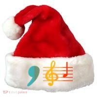 Comma La Music Notes Kamala Harris Music Teacher Elections Santa Hat thumb 0
