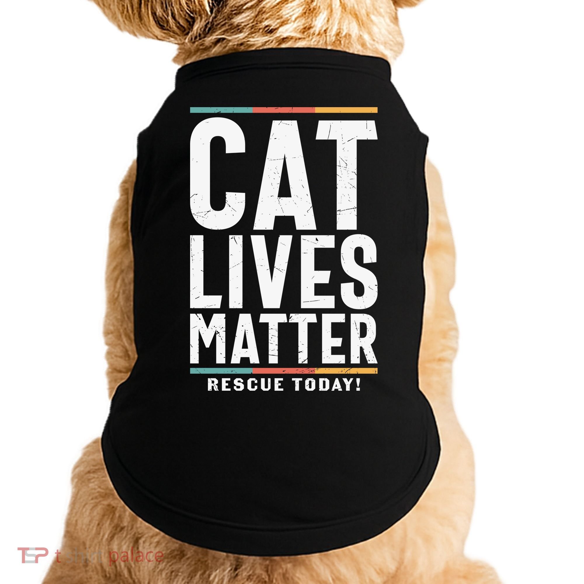 Cat Lives Matter Funny Cat Lovers Doggie Tank
