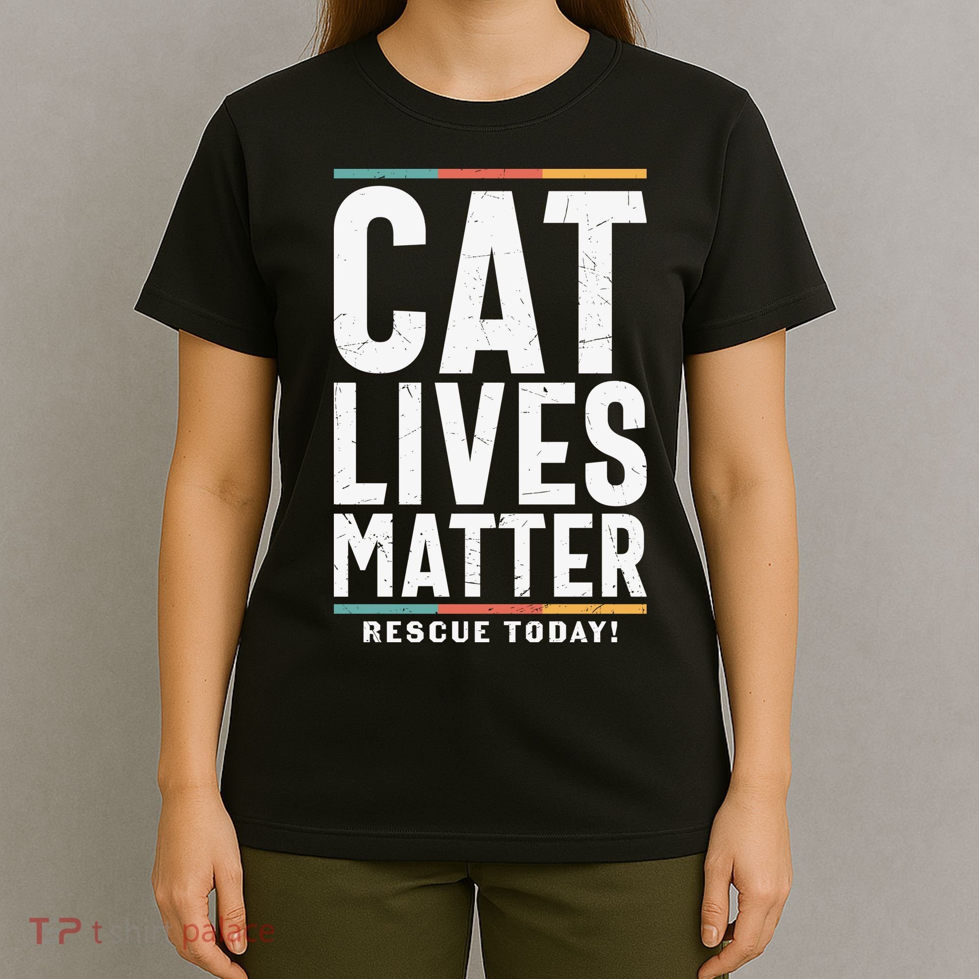 Cat Lives Matter Funny Cat Lovers T-Shirt
