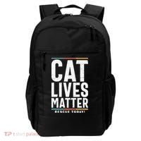 Cat Lives Matter Funny Cat Lovers Backpack thumb 0