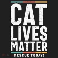 Cat Lives Matter Funny Cat Lovers Beanie thumb 2