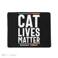 Cat Lives Matter Funny Cat Lovers Mousepad thumb 0