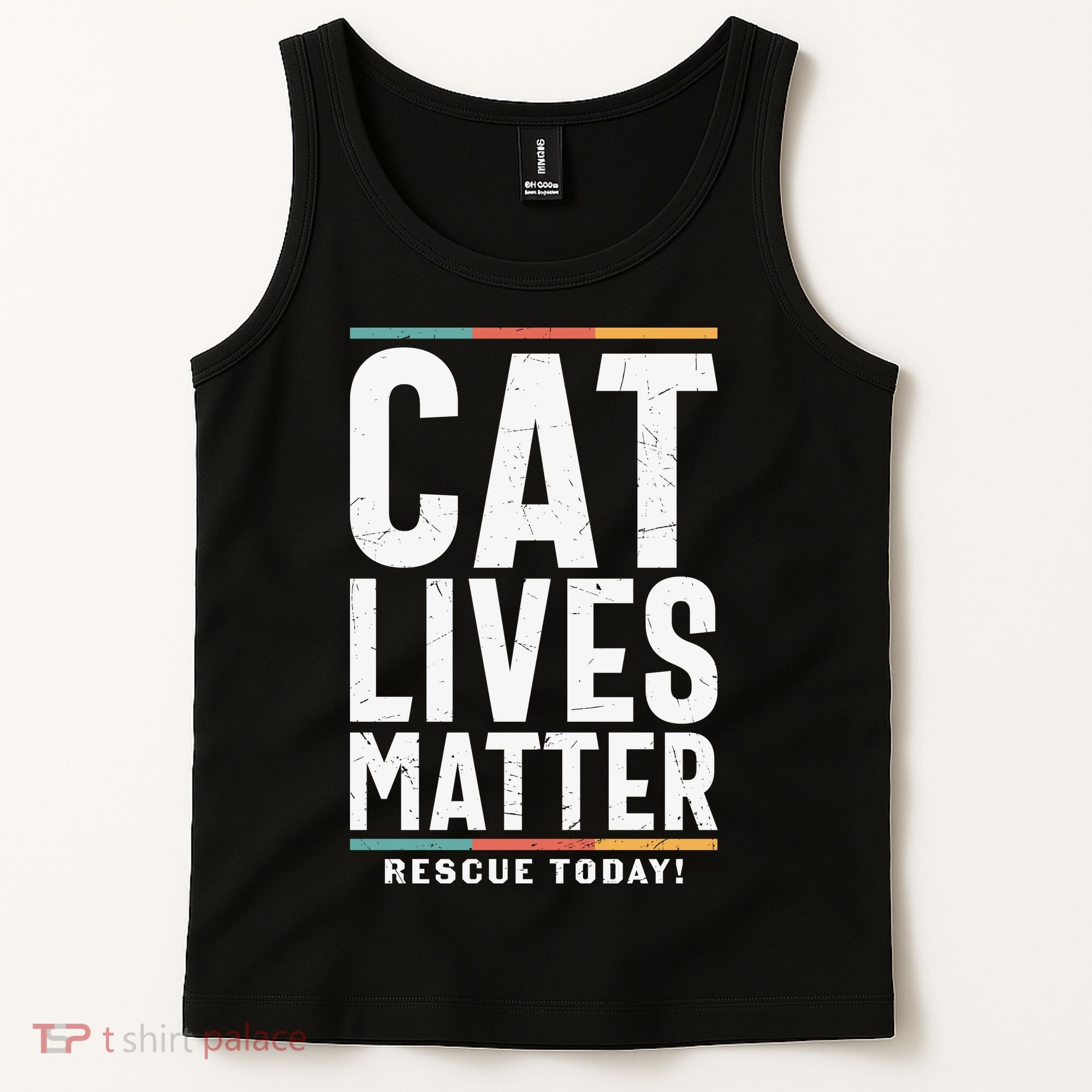 Cat Lives Matter Funny Cat Lovers Tank Top