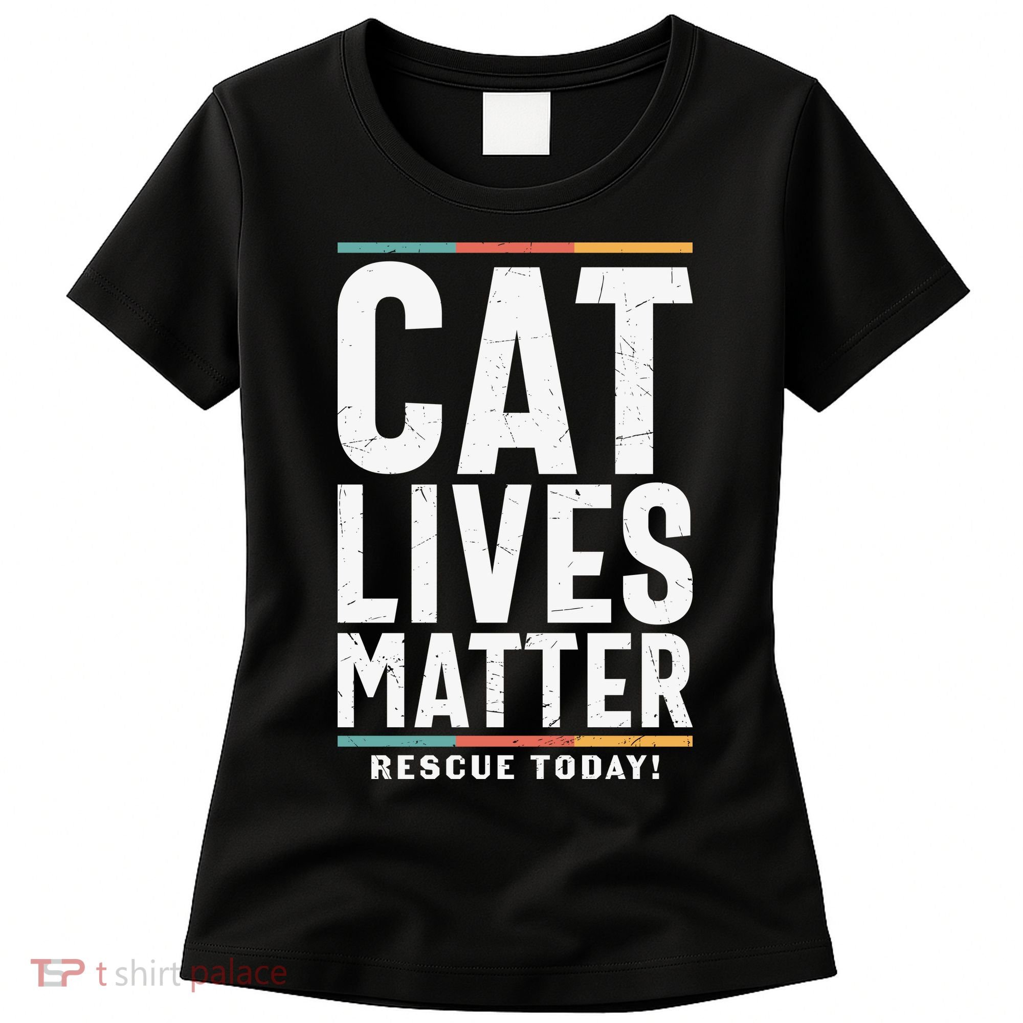 Cat Lives Matter Funny Cat Lovers Women's T-Shirt