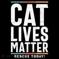 Cat Lives Matter Funny Cat Lovers Women's T-Shirt thumb 6