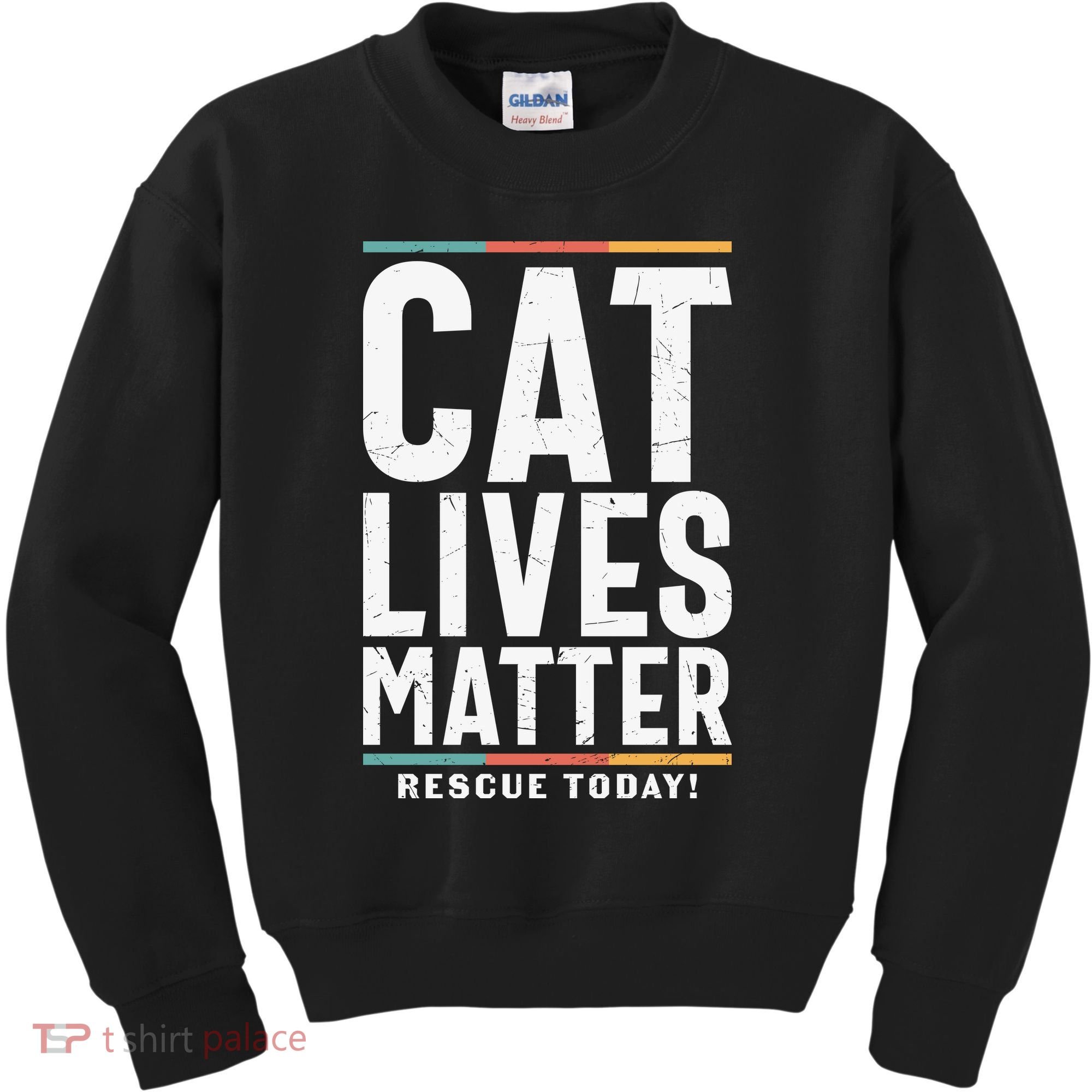 Cat Lives Matter Funny Cat Lovers Kids Sweatshirt