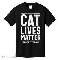 Cat Lives Matter Funny Cat Lovers Kids T-Shirt thumb 0