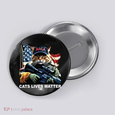Cats Lives Matter Button