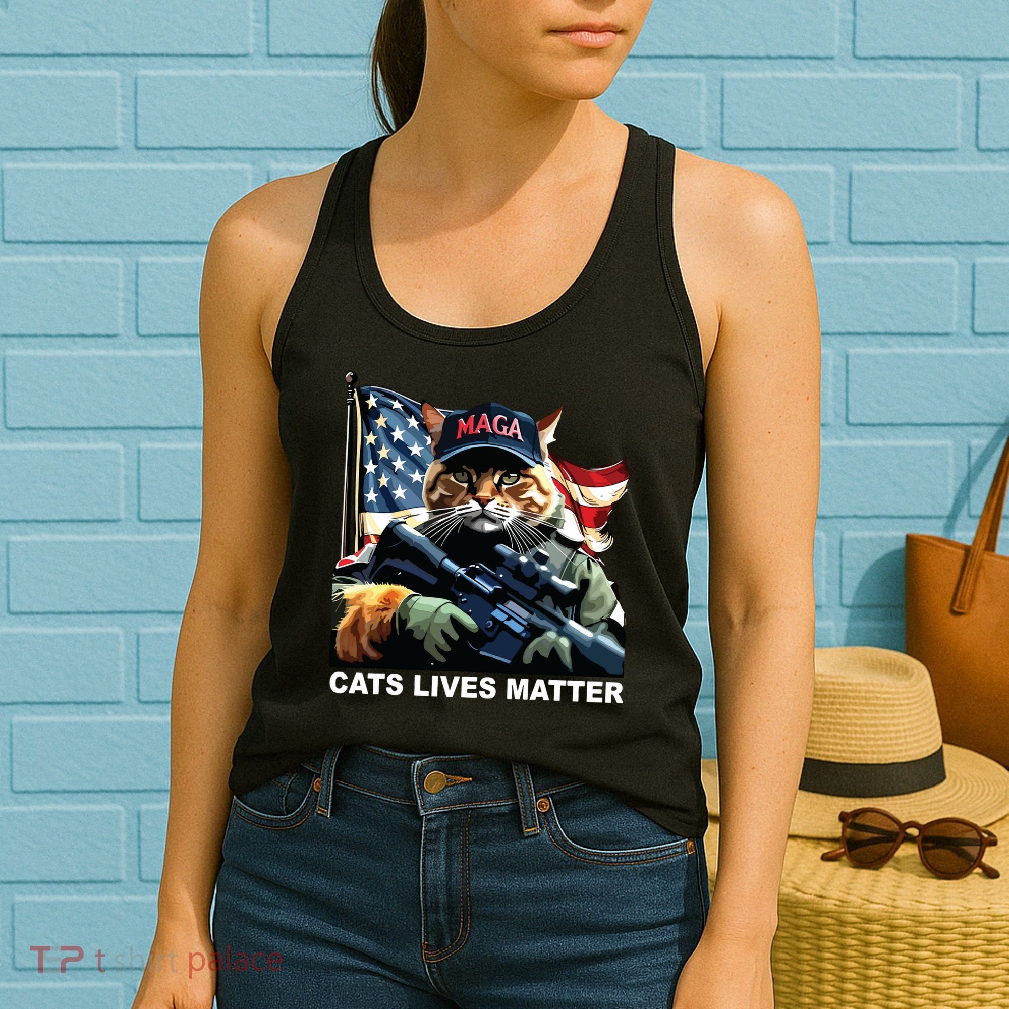 Cats Lives Matter Women's Tank Top