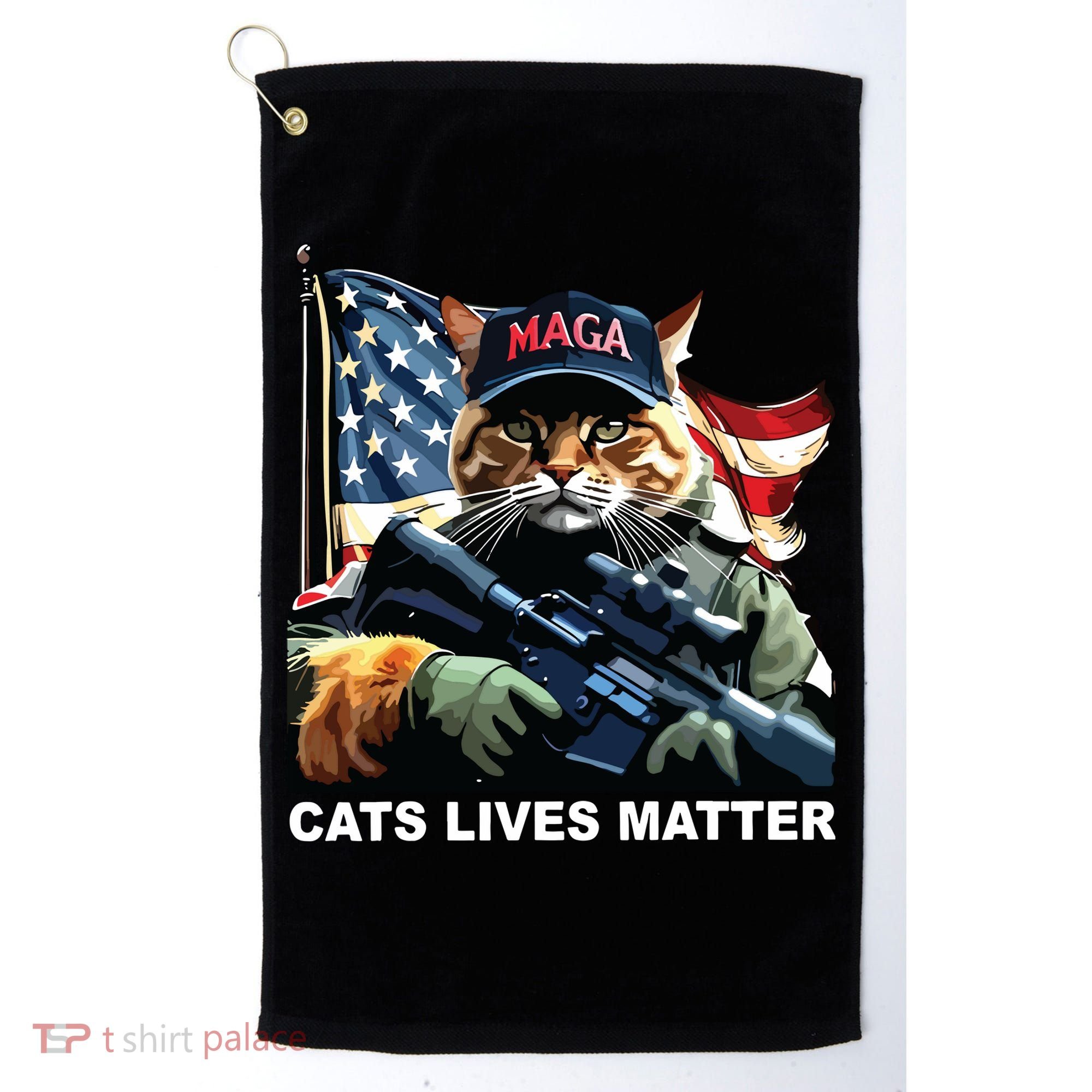 Cats Lives Matter Golf Towel