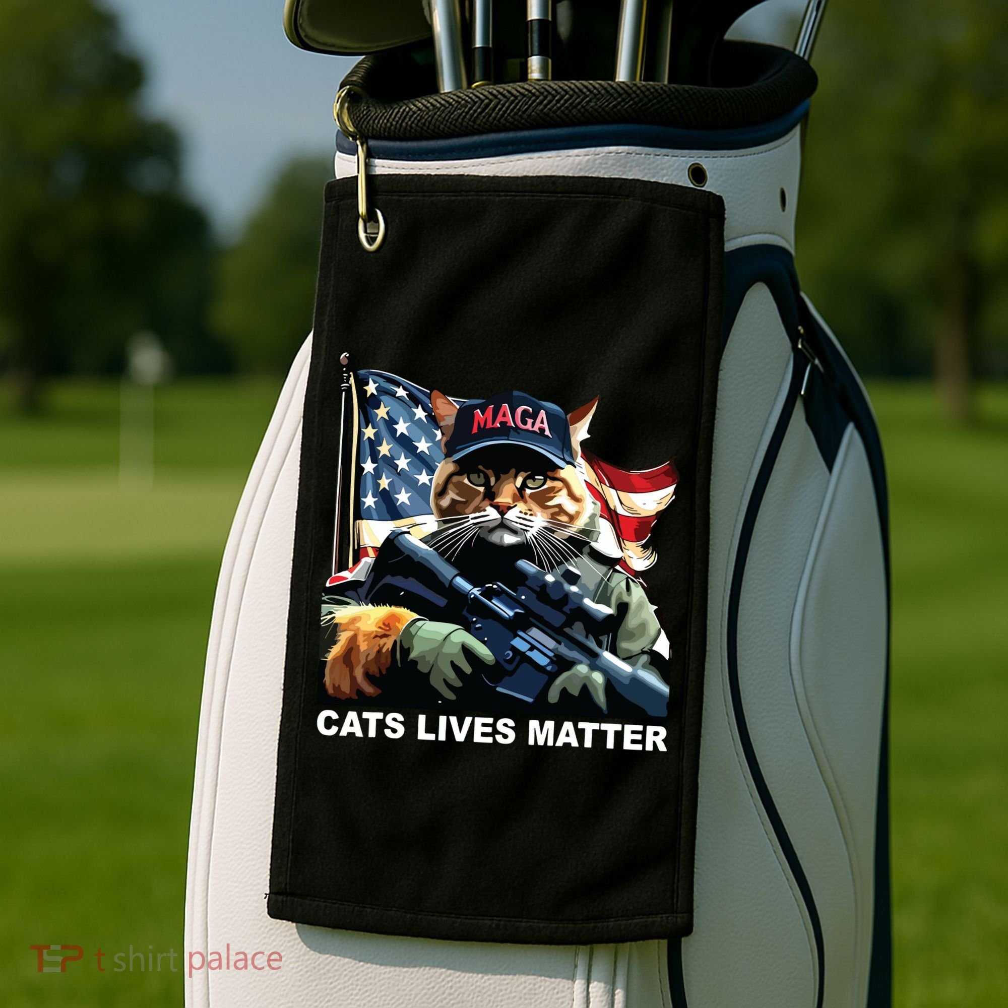 Cats Lives Matter Golf Towel