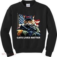 Cats Lives Matter Kids Sweatshirt thumb 0