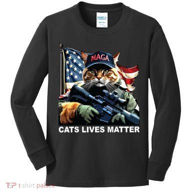 Cats Lives Matter Kids Long Sleeve Shirt