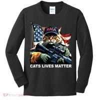 Cats Lives Matter Kids Long Sleeve Shirt thumb 0