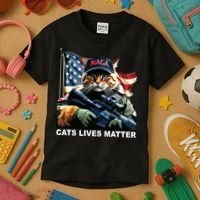 Cats Lives Matter Kids T-Shirt thumb 3
