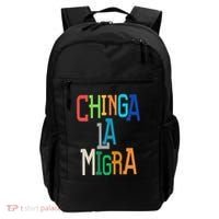 Chinga La Migra Bold Political Matching Backpack thumb 0