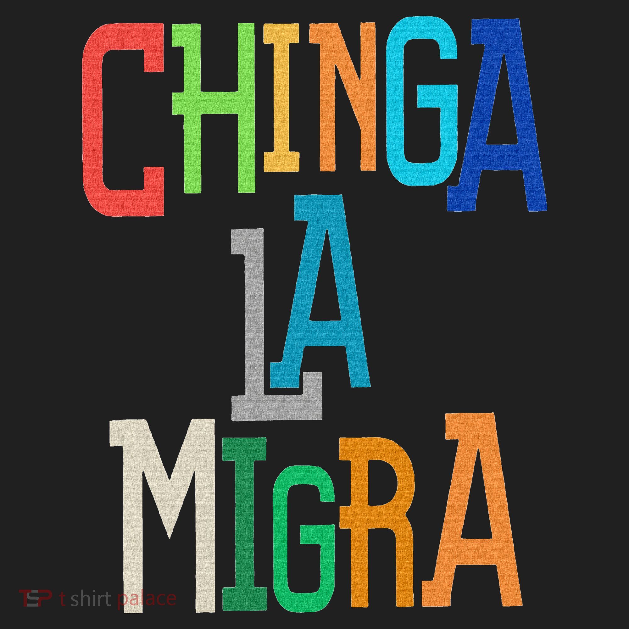 Chinga La Migra Bold Political Matching Hat