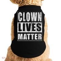 Clown Lives Matter Funny Halloween Gift Doggie Tank thumb 0