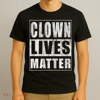 Clown Lives Matter Funny Halloween Gift T-Shirt thumb 3