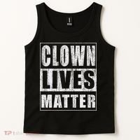Clown Lives Matter Funny Halloween Gift Tank Top thumb 2
