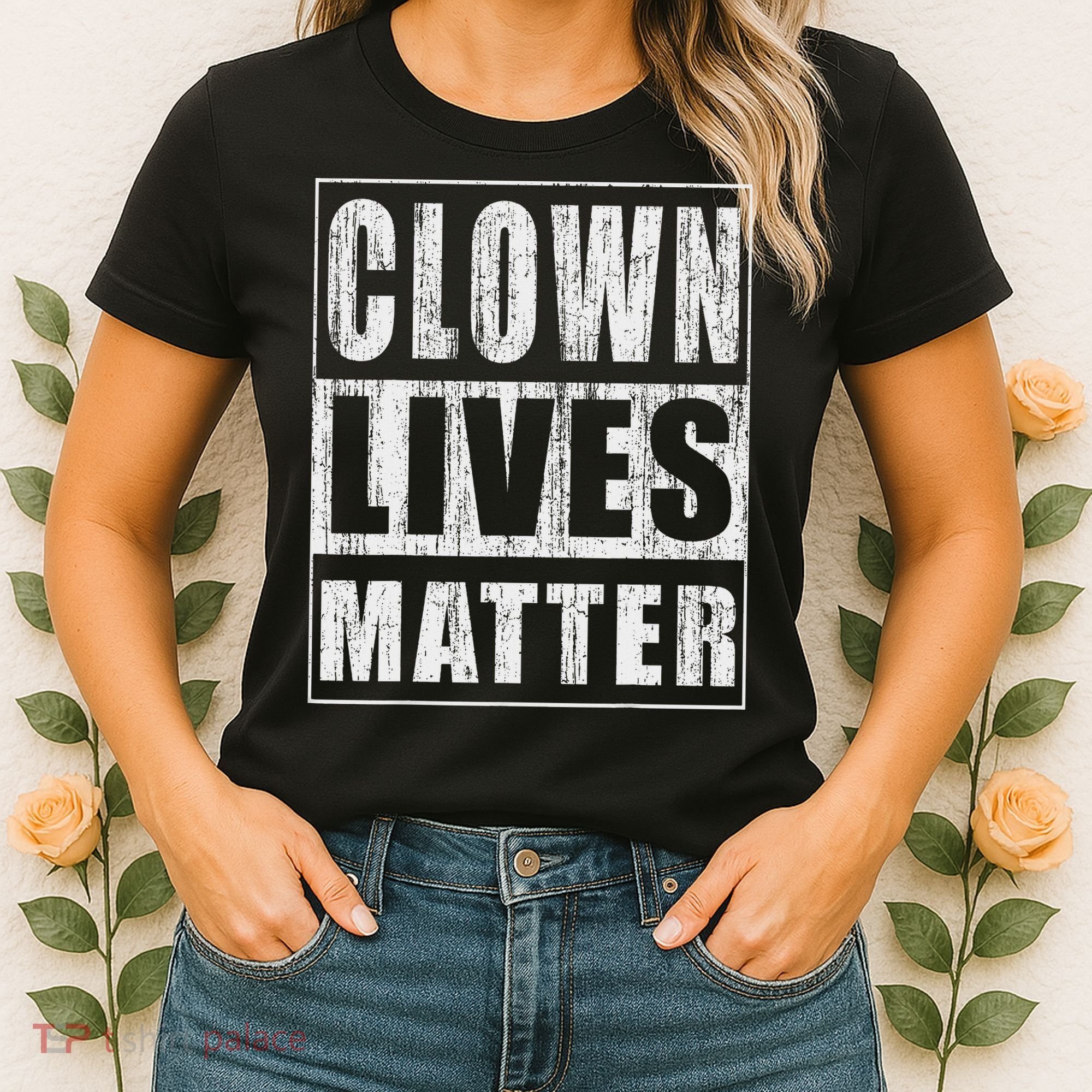 Clown Lives Matter Funny Halloween Gift Women's T-Shirt