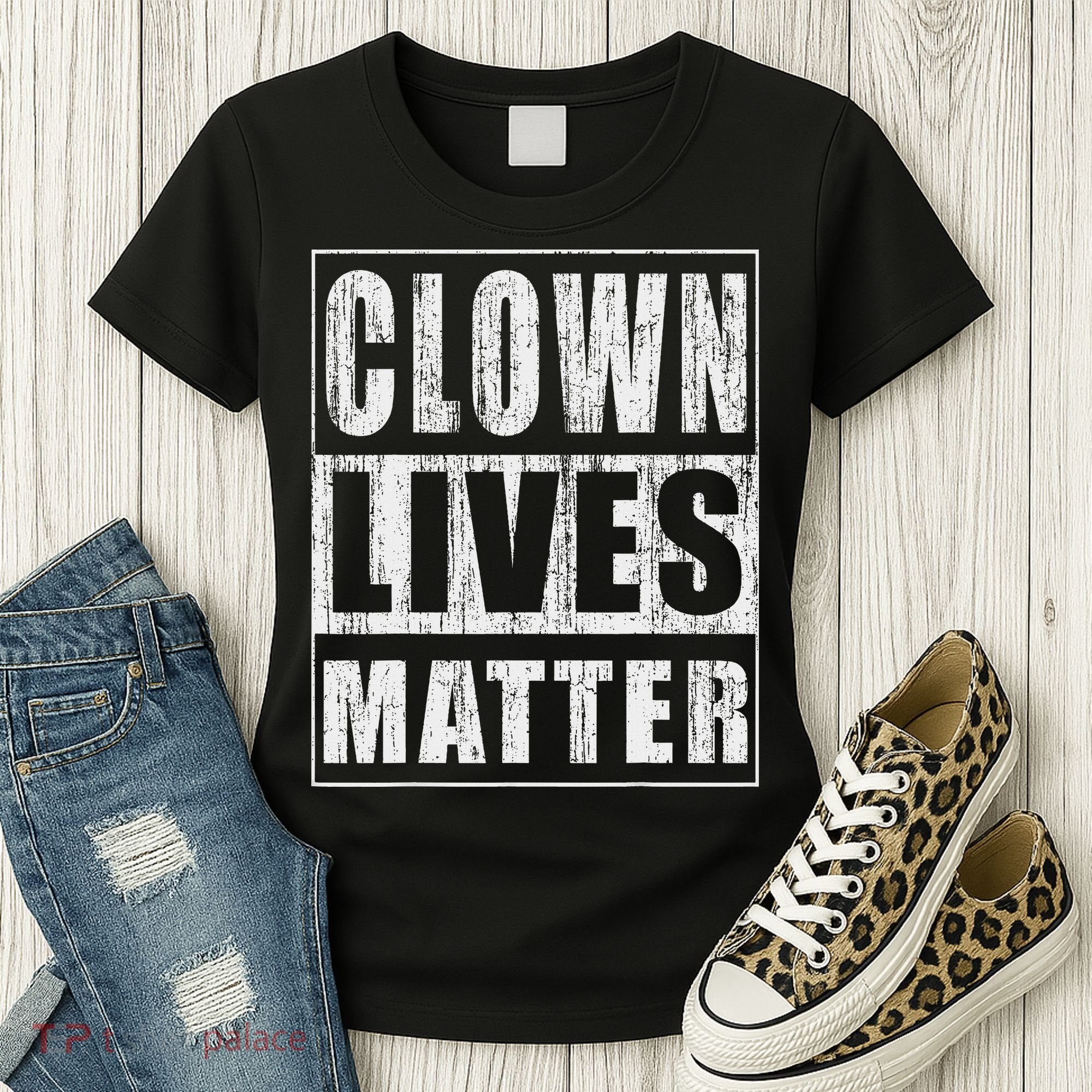 Clown Lives Matter Funny Halloween Gift Women's T-Shirt