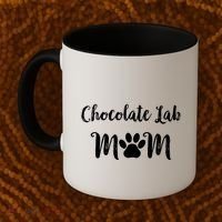 Chocolate Lab Mom Chocolate Lab Dog Lover Gift Coffee Mug thumb 2